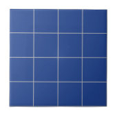Royal Blue Thin Grid Tile Fliese (Vorderseite)