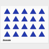 Royal Blue Triangle Sticker (Blatt)