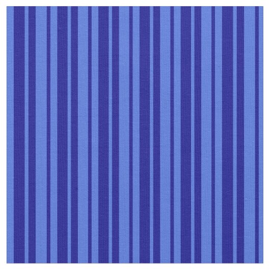 Royal Blue und Dark Blue Striping Muster Stoff (Nahaufnahme)