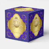 Royal Blue und Gold Prince Geschenkschachtel (Rückseite)