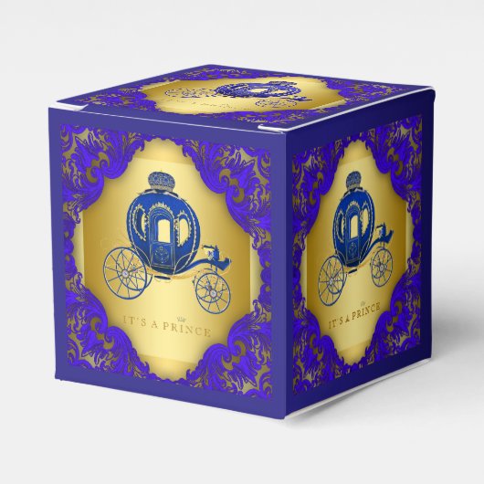 Royal Blue und Gold Prince Geschenkschachtel (Vorderseite)