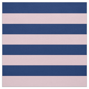 Royal Blue und Pink Stripes Stoff