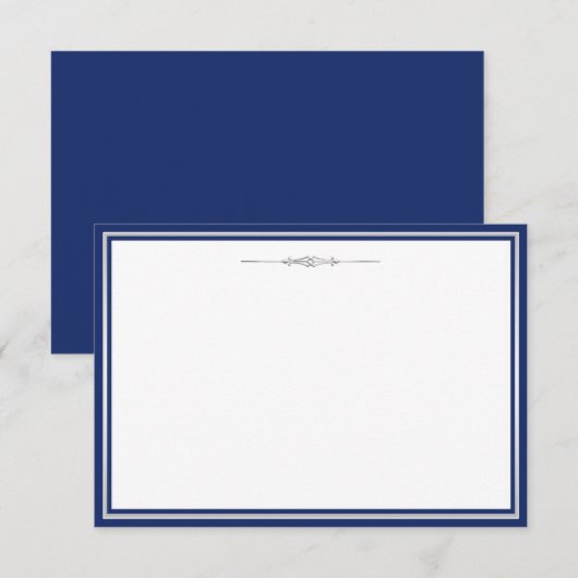 Royal Blue und Silver (Vorne/Hinten)