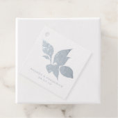 Royal Blue und Silver Floral Geschenkanhänger (Mit Box)