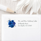 Royal Blue und Silver Floral Wedding (Insitu)