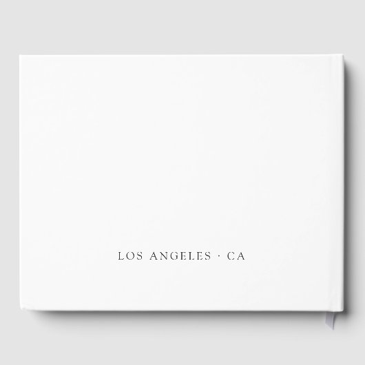 Royal Blue und Silver Floral Wedding Gästebuch (Rückseite)