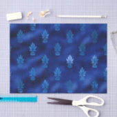 Royal Blue und Silver Seidenpapier (Handwerk)