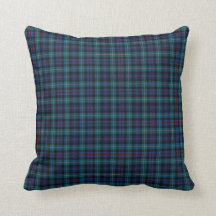 Royal Blue und Turquoise Mackenzie Modern Tartan