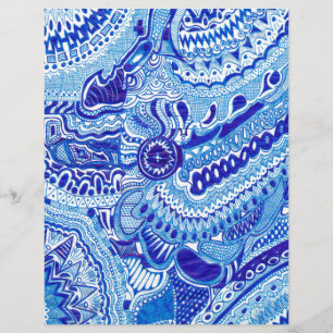 Royal Blue und White Ming Art