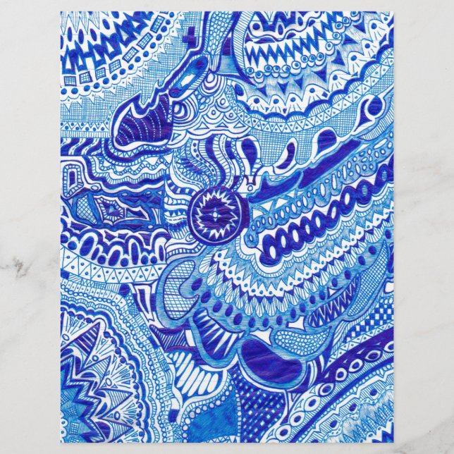 Royal Blue und White Ming Art (Vorderseite)