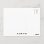 Royal Blue und White Ming Art Postkarte (Rückseite)