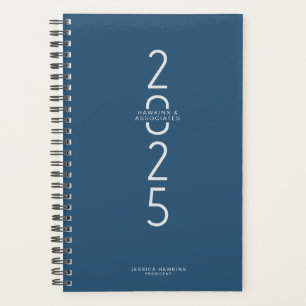 Royal Blue Vertical Modern Year Planer