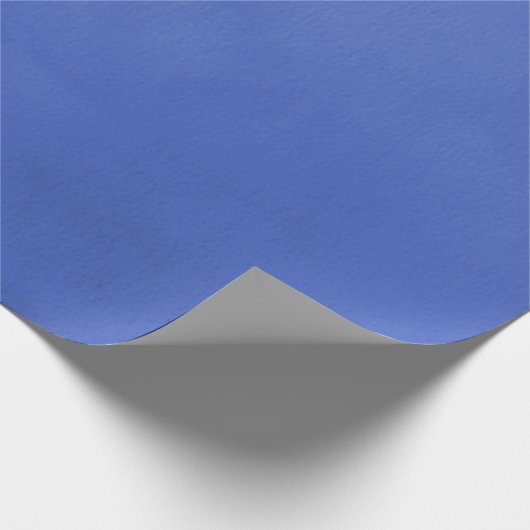 Royal Blue Watercolor Geschenkpapier (Ecke)