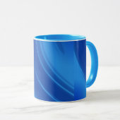 Royal Blue Waves Tasse (VorderseiteRechts)