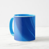 Royal Blue Waves Tasse (Vorderseite Links)