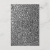 Royal Blue Wedding Details QR Code Begleitkarte (Rückseite)