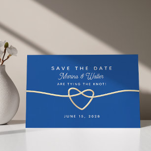 Royal Blue Wedding speichert das Datum Save The Date