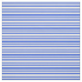 Royal Blue & White Lined Muster Stoff (Muster)