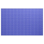 Royal Blue, White marokkanische Quatrefolie #7 Stoff (Yard (91,4 cm))