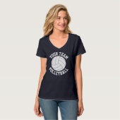 Royal Blue & White Volleyball Jersey Shirt (Vorderseite Vollansicht)