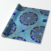 Royal Blue Wrapping Paper Geschenkpapier (Ungerollt)