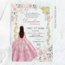 Royal Blush Pink Princess Quinceañera