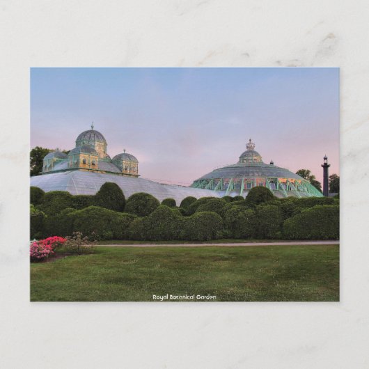 Royal Botanical Garden Postkarte (Vorderseite)