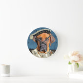 Royal Brazilian Mastiff Round Clock Runde Wanduhr (Zuhause)