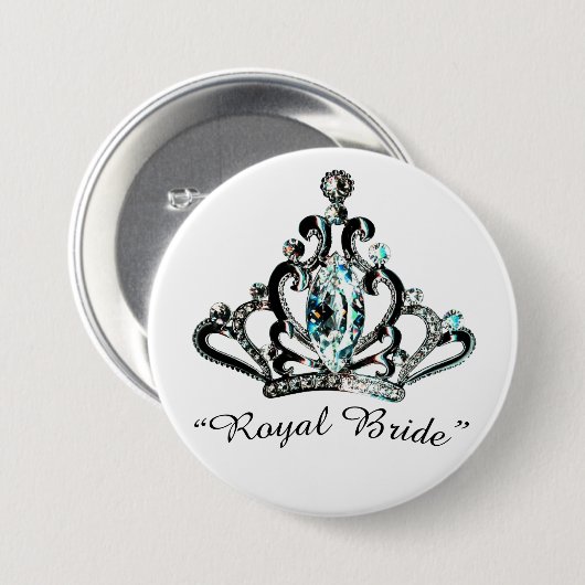 "Royal Bride" Tiara buttons (Vorne & Hinten)