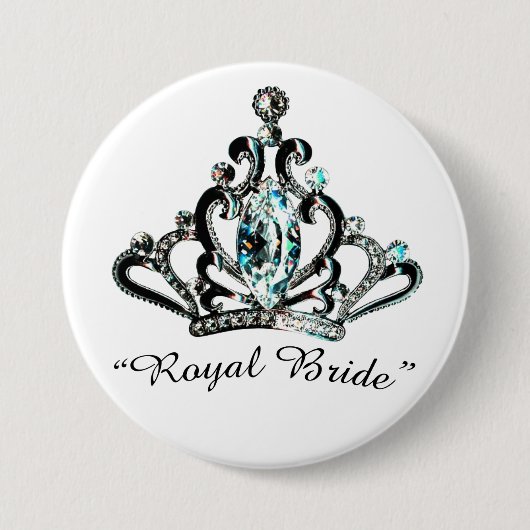 "Royal Bride" Tiara buttons (Vorderseite)