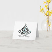 "Royal Bride" Tiara NoteCard Karte (Gelbe Blume)