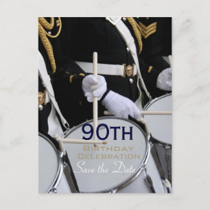 Royal British Band 90. Geburtstag Save the Date Ankündigungspostkarte