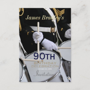 Royal British Band 90. Geburtstagsfeier Einladung