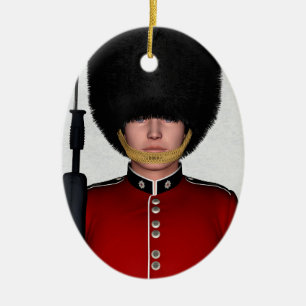 Royal British Guardsman, London, Großbritannien Keramikornament