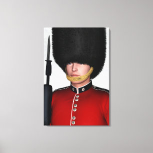 Royal British Guardsman, London, Großbritannien Leinwanddruck