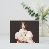 Royal Bubble Gum Diva Postkarte (Stehend Vorderseite)