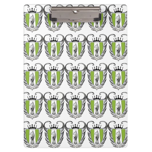 Royal Bull Terrier Klemmbrett (Vorderseite)