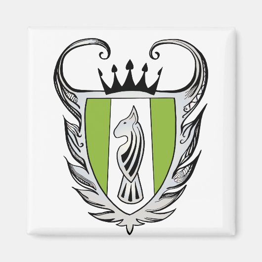 Royal Bull Terrier Magnet (Vorne)