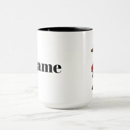 Royal Canadian Mountain Police Officer Name Tasse (Zentrum)