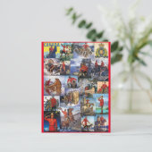 Royal Canadian Mounted Police Collage Postkarte (Stehend Vorderseite)