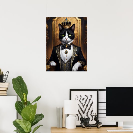 Royal Cat Poster (Heimbüro)