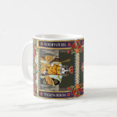 Royal Cat Reigns Weihnachtszeit Tasse (Vorderseite Links)