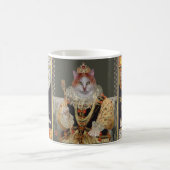 Royal Cat Rules Tasse White Inside— Queen (Mittel)