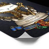 Royal Cat Schess Bishop Piece Poster (Ecke)