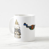 Royal Cat Schess King Piece Kaffeetasse (Vorderseite Links)
