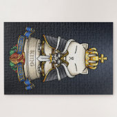 Royal Cat Schess King Piece Puzzle (Horizontal)