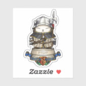 Royal Cat Schess Pawn Piece Aufkleber (Blatt)