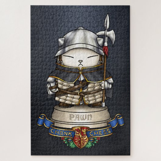 Royal Cat Schess Pawn Piece Puzzle (Vertikal)