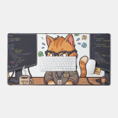 Royal Cat Schreibtischunterlage | Große Arbeitspla (Tastatur & Maus)
