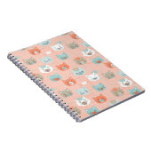 Royal Cats Pattern Notizblock (Rechte Seite)